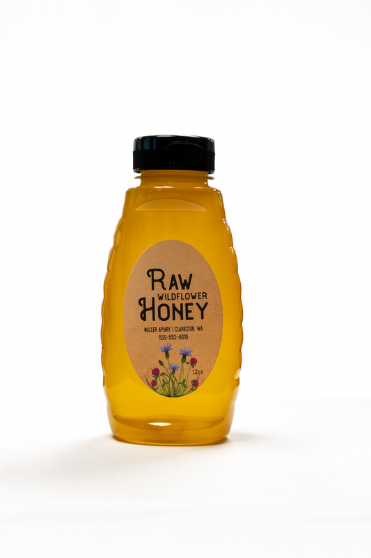 12oz Raw Unfiltered Honey