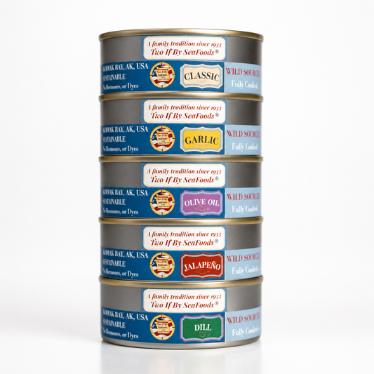 Sockeye Salmon, Tin, Classic Sea Salt, 3.5oz